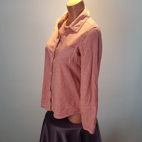 Old Navy Red Button-Up - Picture 2 of 5